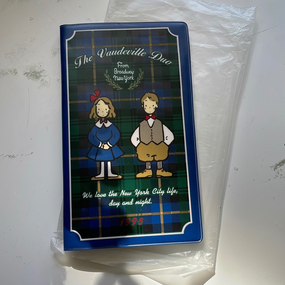 Sanrio 1995 The Vaudeville Duo - agenda and more book. Unused!